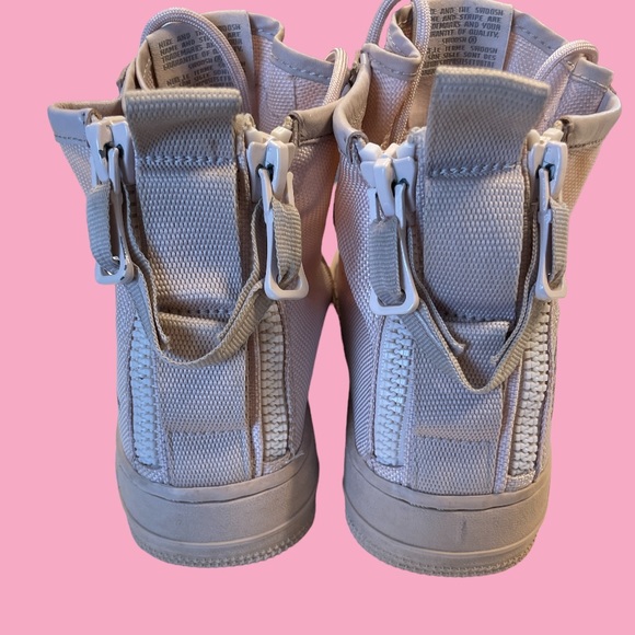 Nike SF AF1  Mid urban utility mauve pink zip hi-tops - Picture 5 of 9